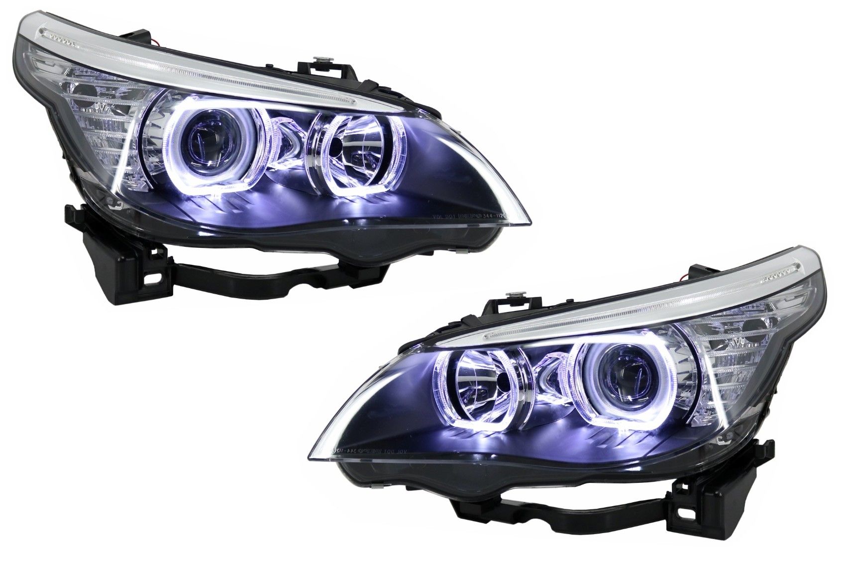 Faruri LED Dayline Angel Eyes BMW Seria 5  E60 E61 (2003-2007) LCI