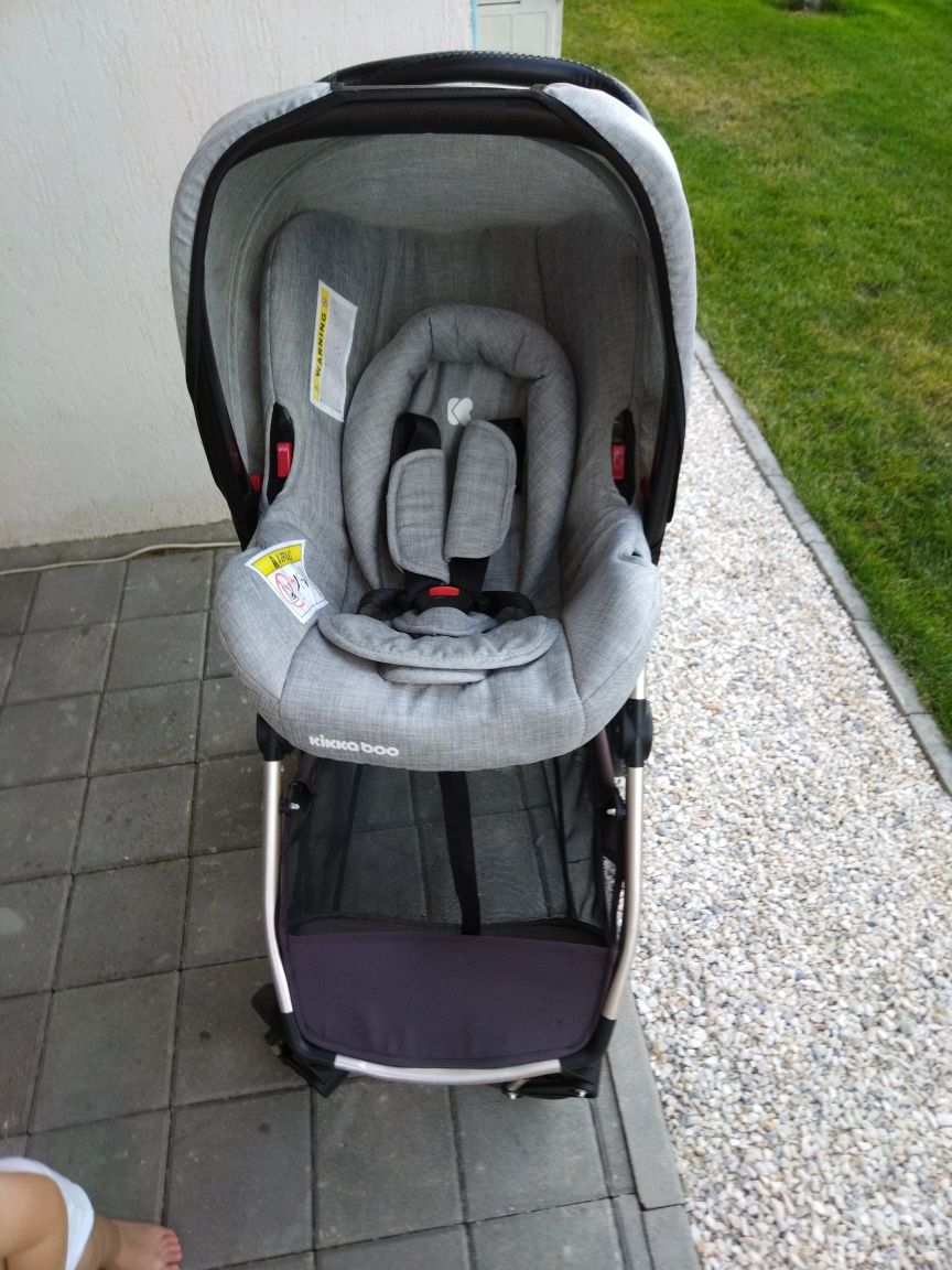 Kikkaboo Комбинирана количка 3в1 UGO GREY