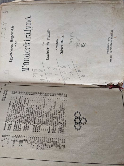 Cărți vechi, în limba maghiară / Régi könyvek, magyarul