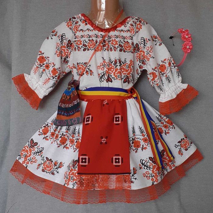 Costum popular pentru copii 4-5 ani