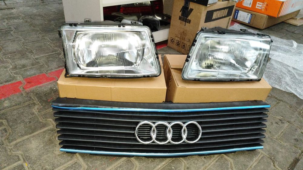 Ауди 100 фара, решётка,поворотник