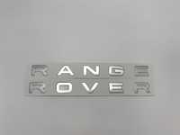Emblema compatibila Range Rover gri mat