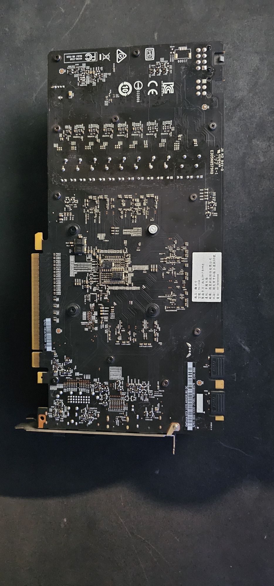 Nvidia 1070 MSI Armor 8gb