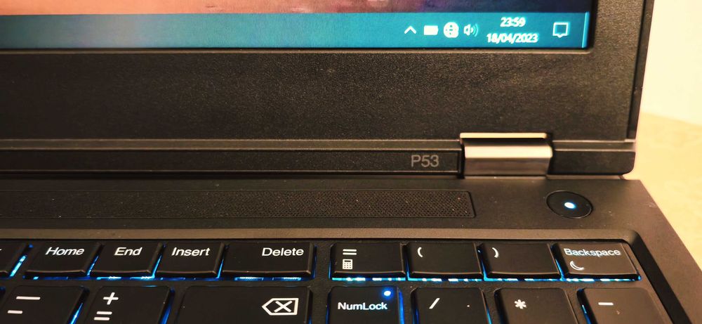 Lenovo ThinkPad P53/Core i5-9400H/16GB RAM/256GB NVMe/Quadro T1000 4GB