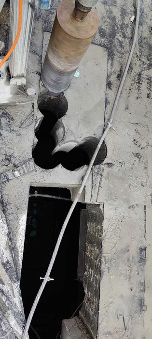 Taiere beton cu disc diamantat, carotari diamantate, decupaj beton