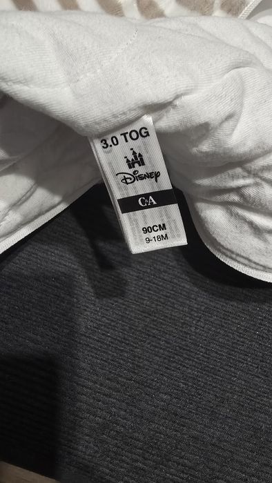 Saci de dormit 3.0 tog 90 cm cu maneci detasabile