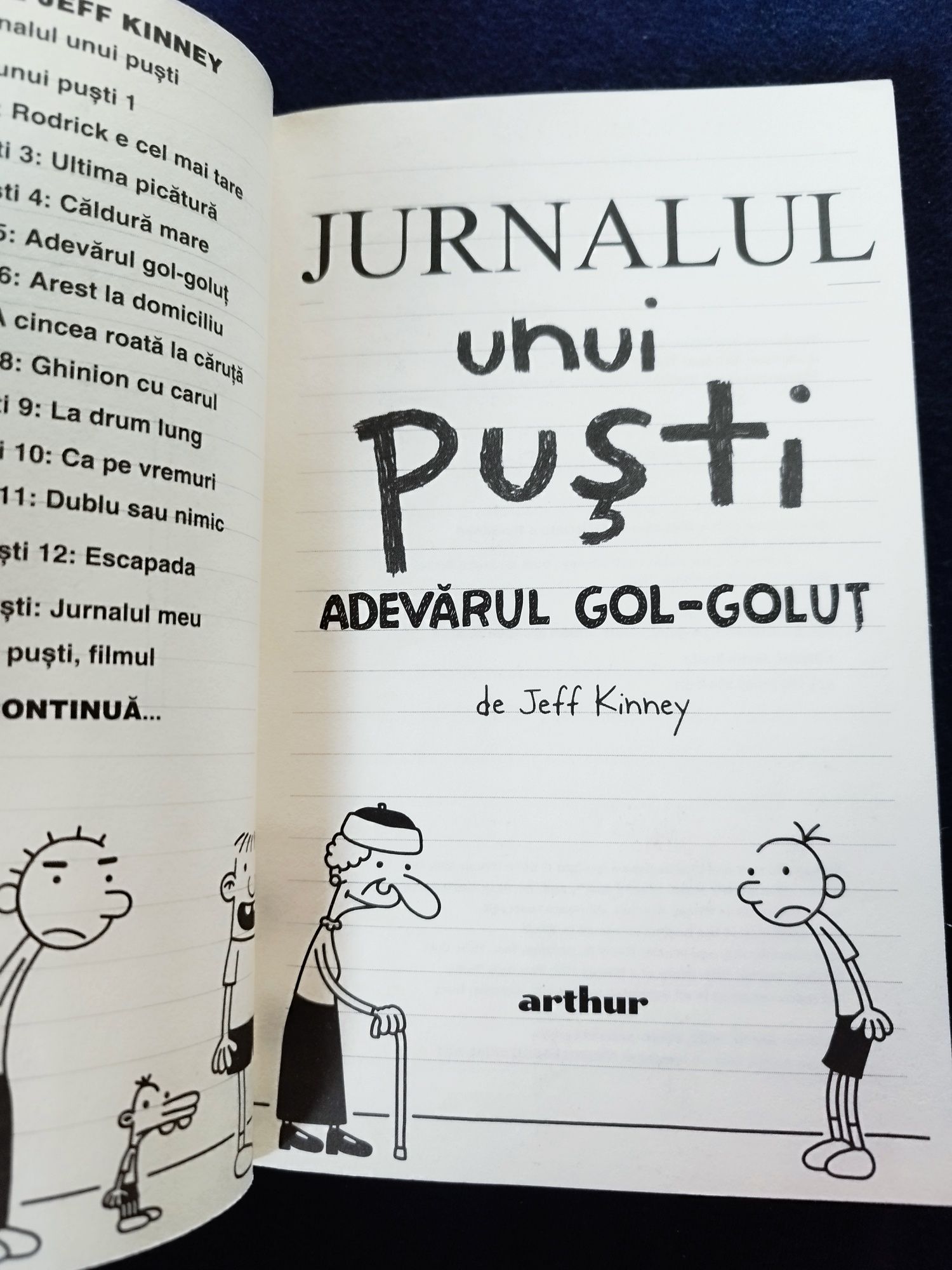 Carte jurnalul unui pusti volumul 5 adevărul gol-golut