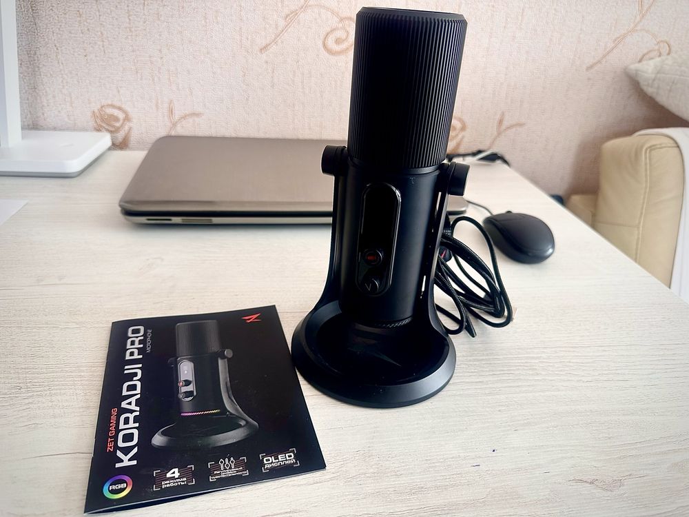 Игровой микрофон Koradji Pro Zet Gaming