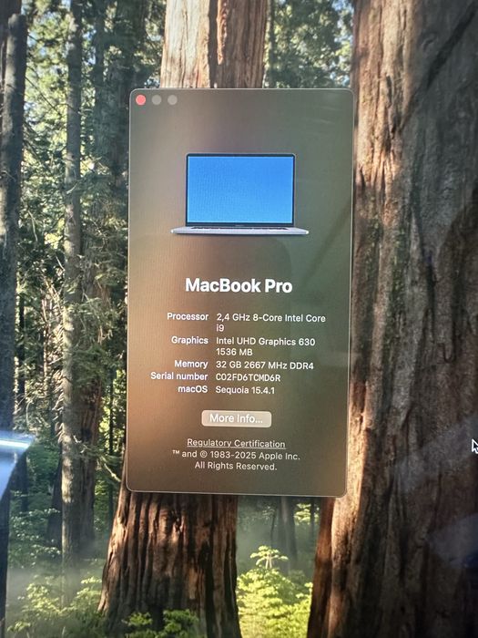 Macbook pro 16 inch 2019 impecabil doar 50 de incarcari i9 32 gb 1 tb
