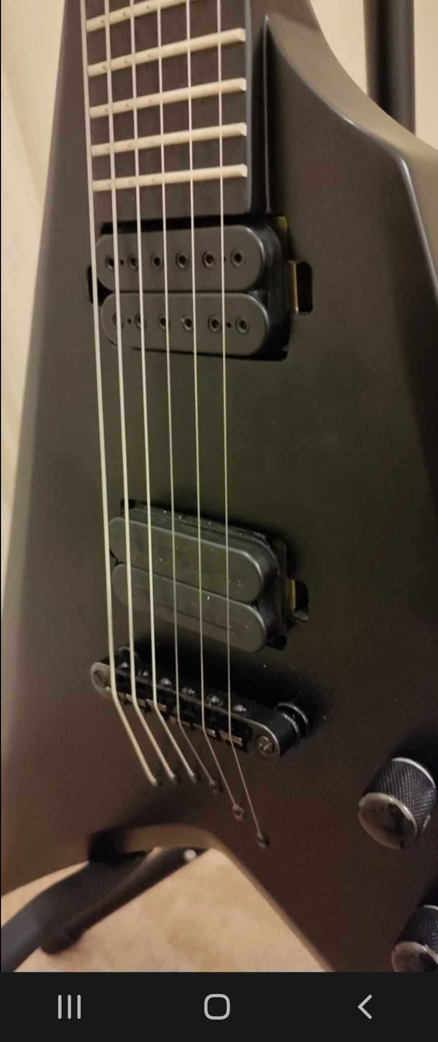 Washburn Parallaxe V260 с ъпгрейднати адаптери DiMarzio X2N