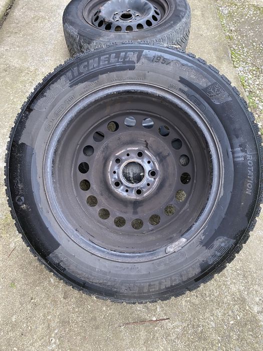 Jante 15 5x112 + anvelop iarna 195/65/15 volkswagen