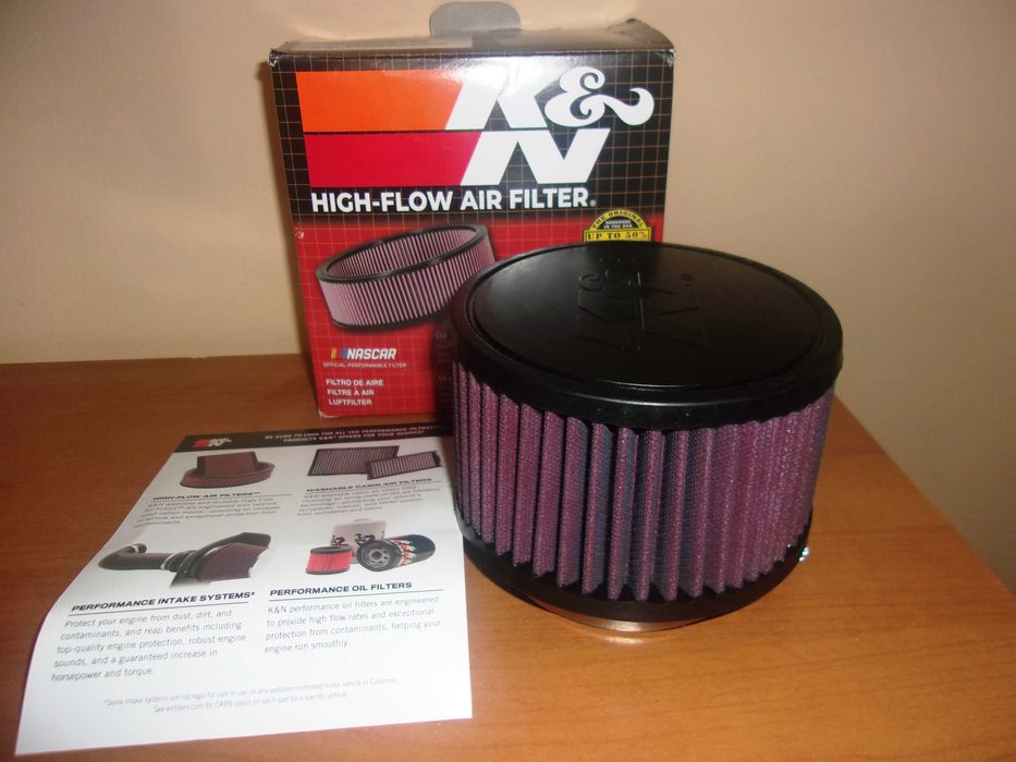 Спортен филтър K&N-оригинал, отвор 89мм, нов, промо цена!