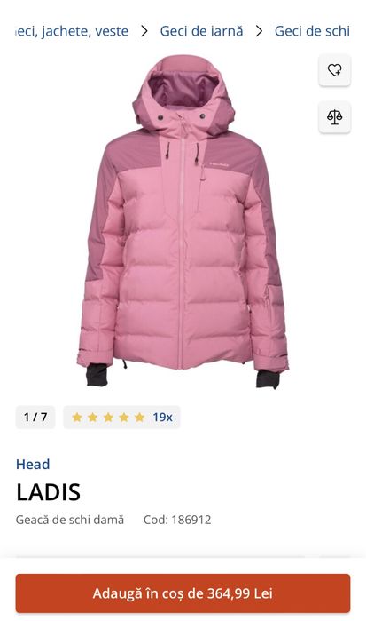 Geaca Ski HEAD Ladis Pnk