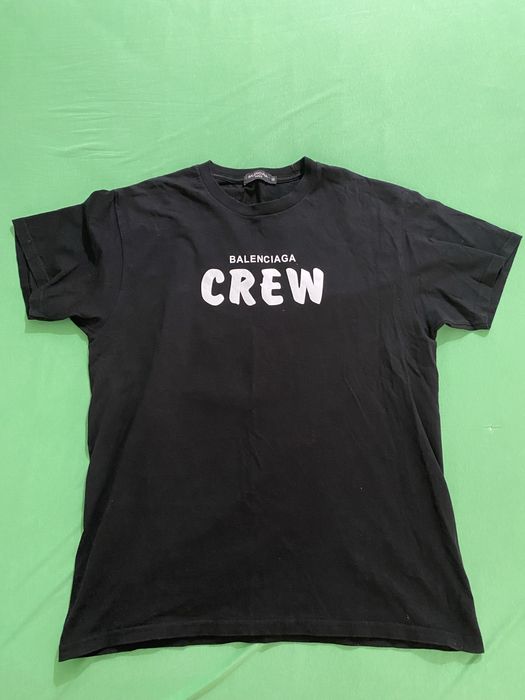 Tricou balenciaga crew negru L