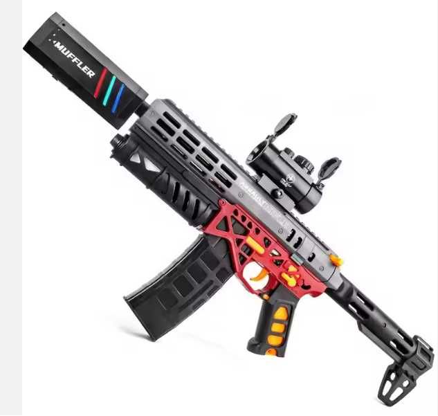 Гел бластер МК6, Автоматична и ръчна стрелба, Син и Червен