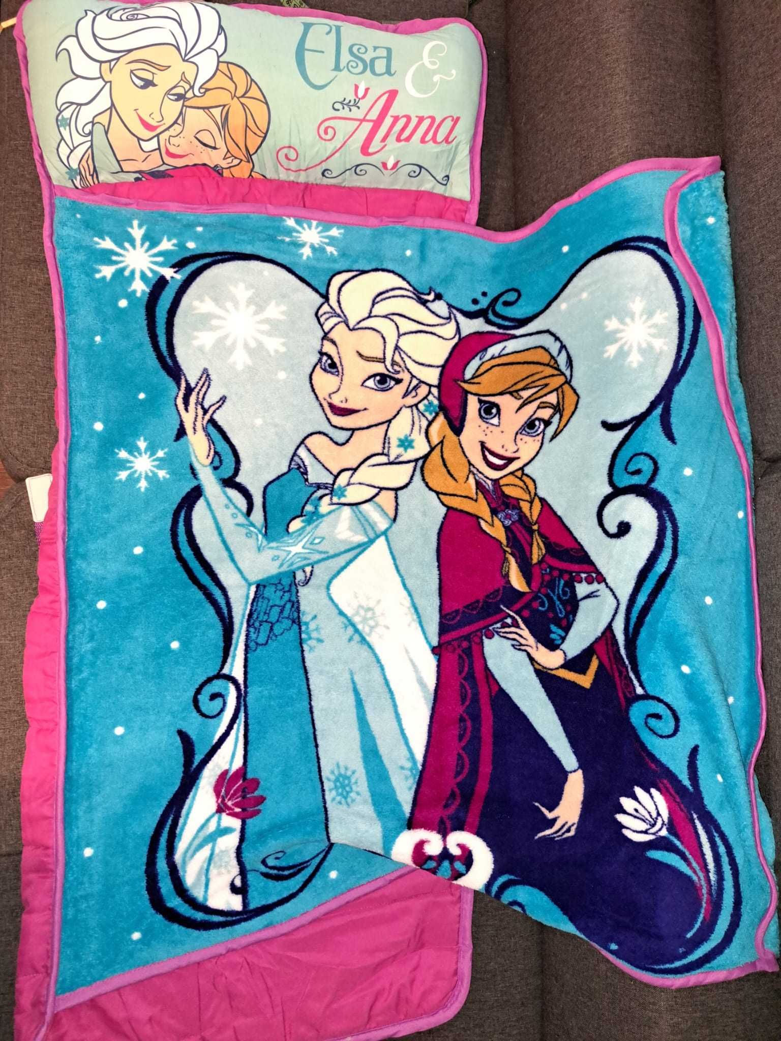 Sac de dormit/ paturica perna Elsa Anna Frozen