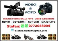 Servicii profesionale foto si video evenimente