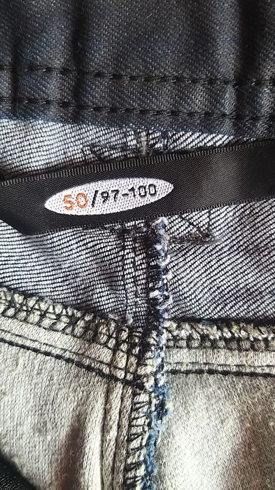 Pantaloni blugi moto impermeabili nr 50 protectii genunchi si solduri