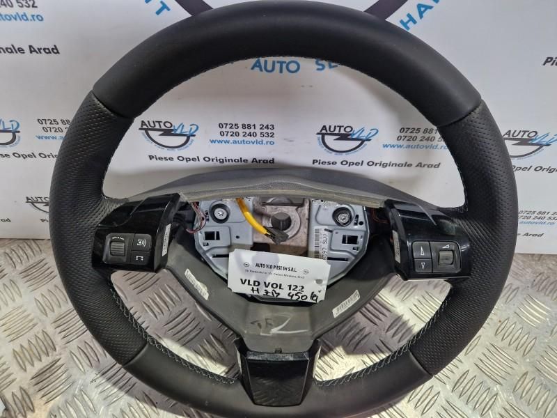 Volan black piano piele perforata reconditionat Opel Astra H GTC