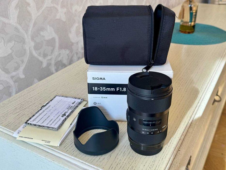 Объектив Sigma 18-35mm f/1.8 DC HSM Art для Canon