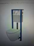 Set vas wc incastrat cersanit