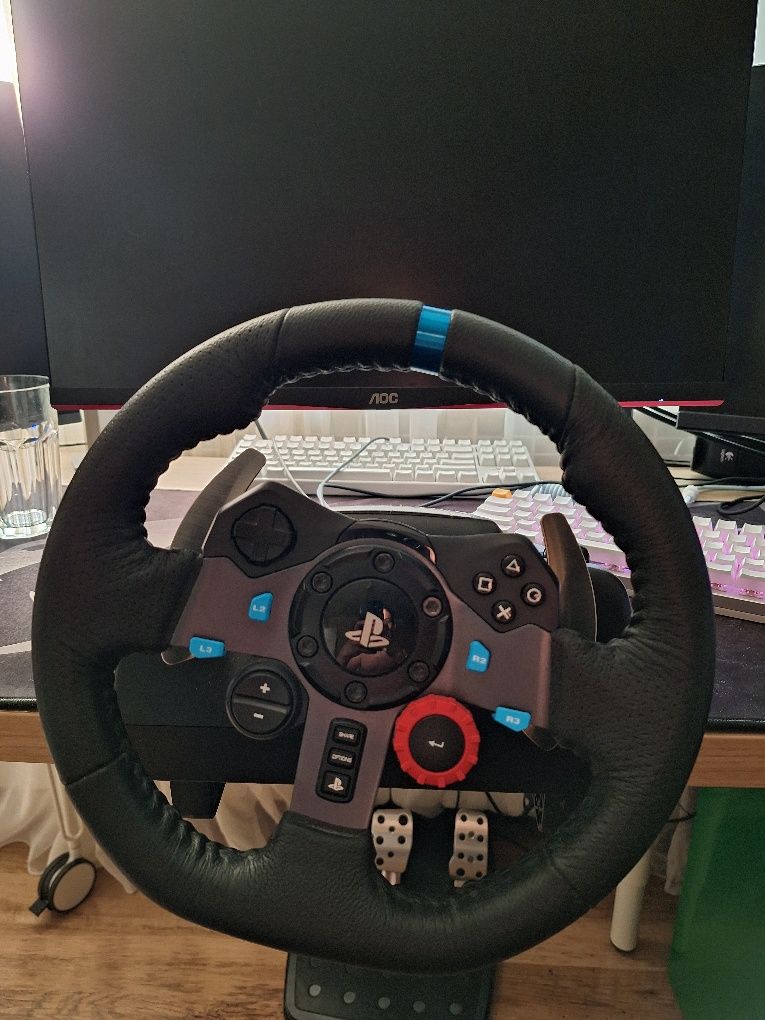 G29+педали+скоростен лост+3d наставки