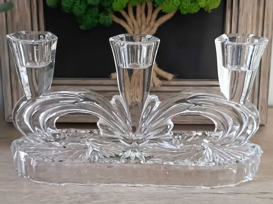 Кристален свещник -Бохемия