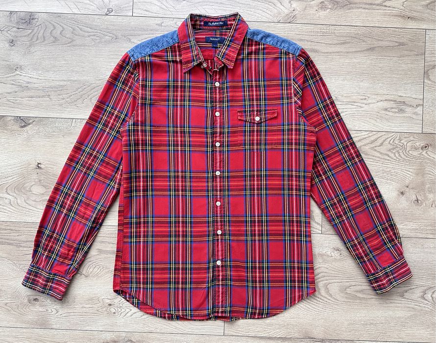 Camasa GANT cu Maneca Lunga Carouri Barbati | Marime L