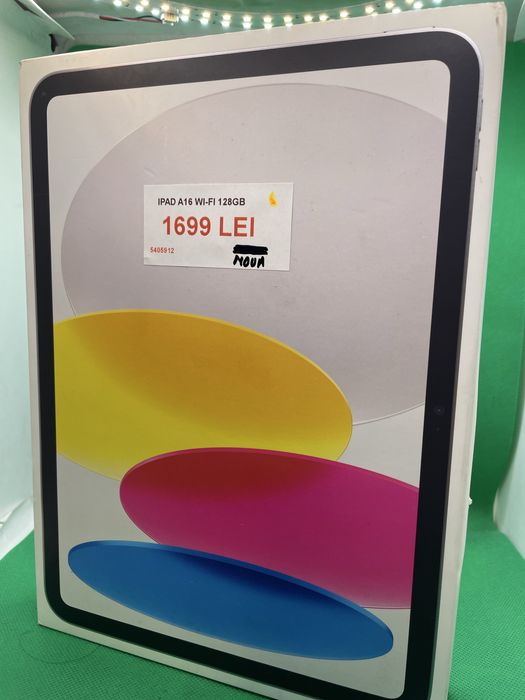 Ipad a16 Wi fi 128gb• Noua• Lazar Amanet Crangasi• 54059