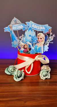Toppere tort cu Ana și Elsa