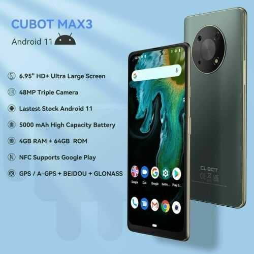 CUBOT max 3/озу 4GB пзу 64GB /