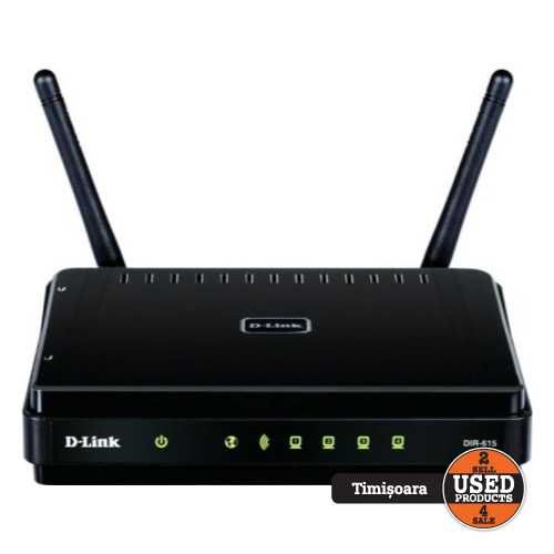 Router Wireless N 300Mbps D-Link DIR-615 cu 4 porturi |UsedProducts.Ro