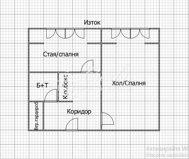 Едностаен апартамент - кв. Б.Българанов 1