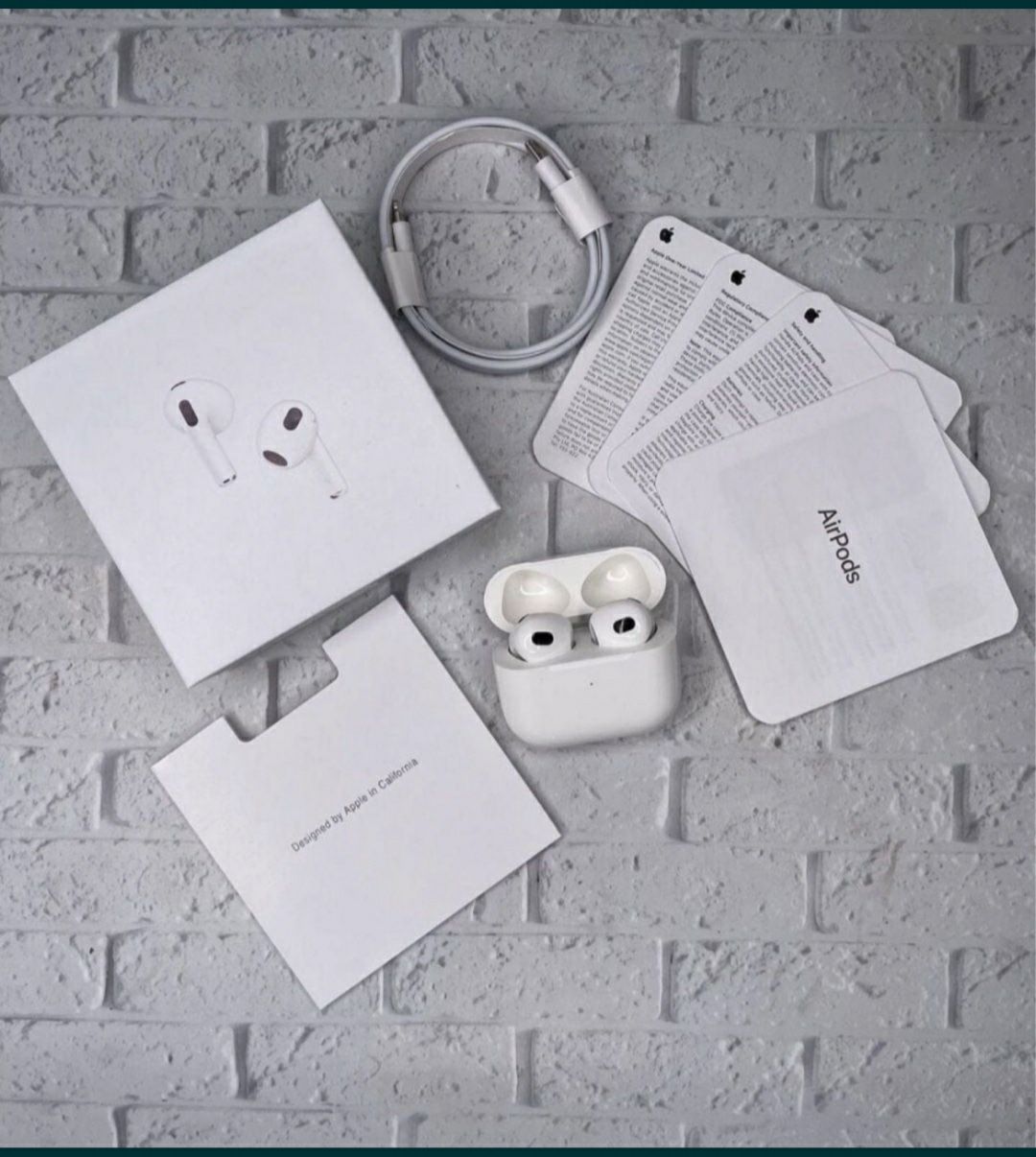 Airpods 2,3, айрподс про наушники бесплатная доставка