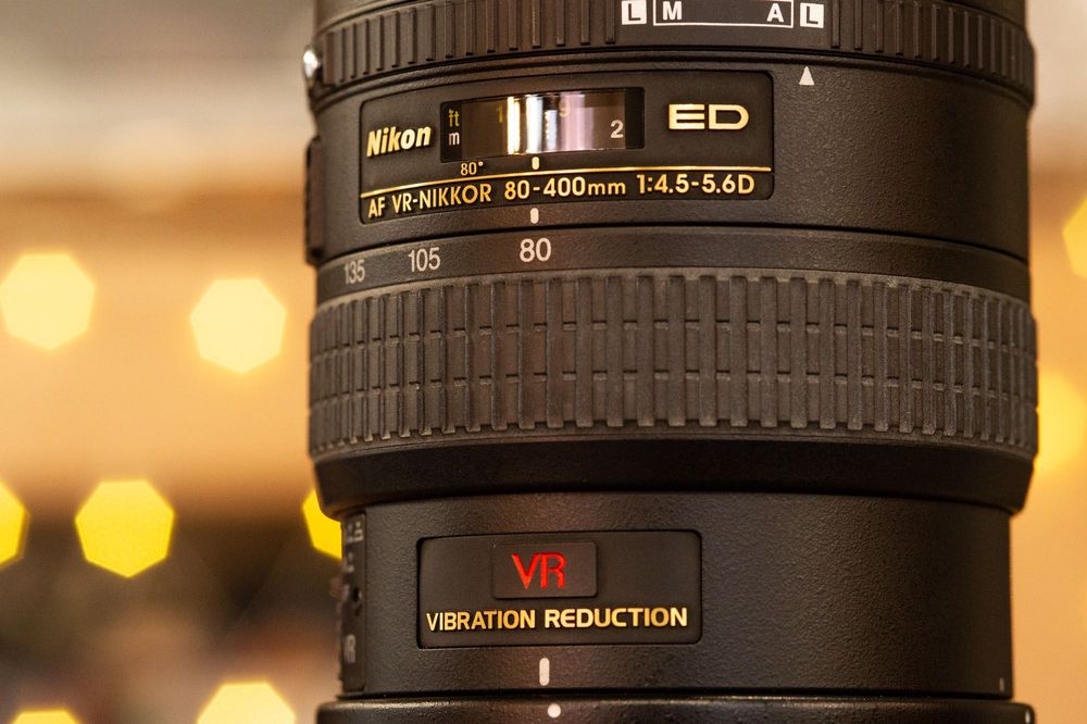Nikon AF 80-400mm f/4.5-5.6D ED VR Nikkor обектив Никон