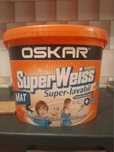 Vopsea lavabila interior Oskar Superweiss, alb mat 320 ron