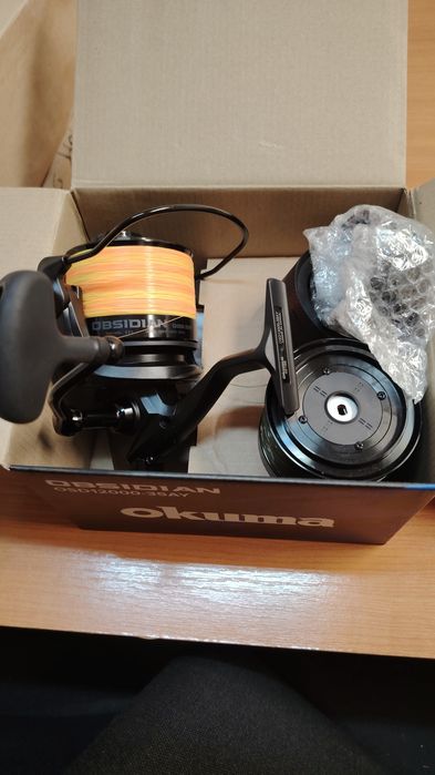 Vând 4 mulinete okuma obsidian