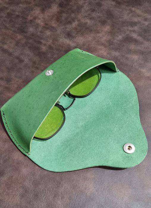 Husă  - Toc ochelari din piele naturală
