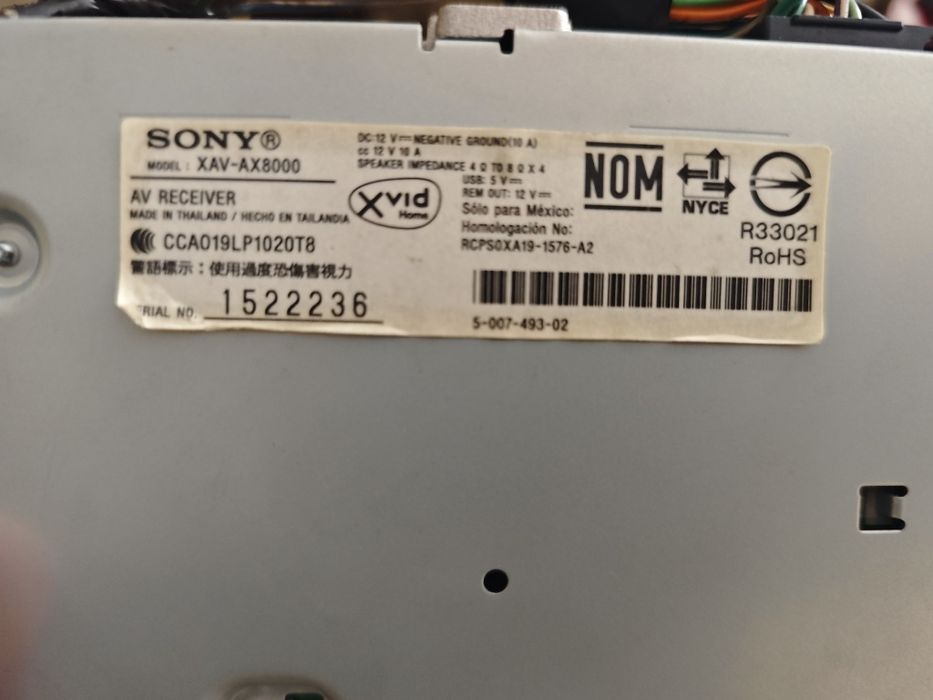sony xav ax 8000 Манитола состояние идеальное