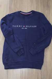 TOMMY HILFIGER Bluză de molton 'TOMMY LOGO SWEATSHIRT' albastru închis