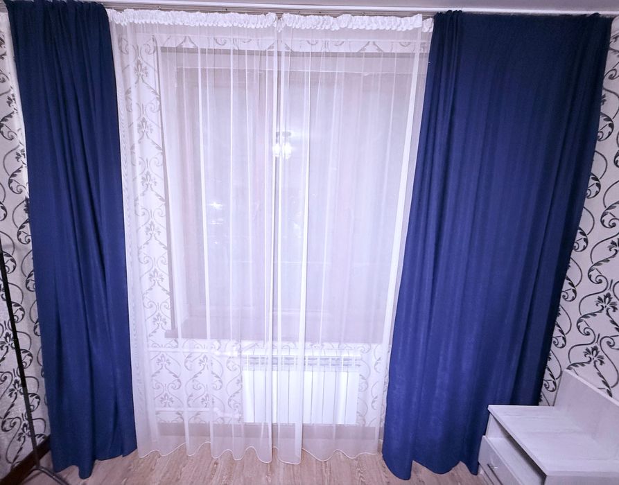 Тюль на окна белая