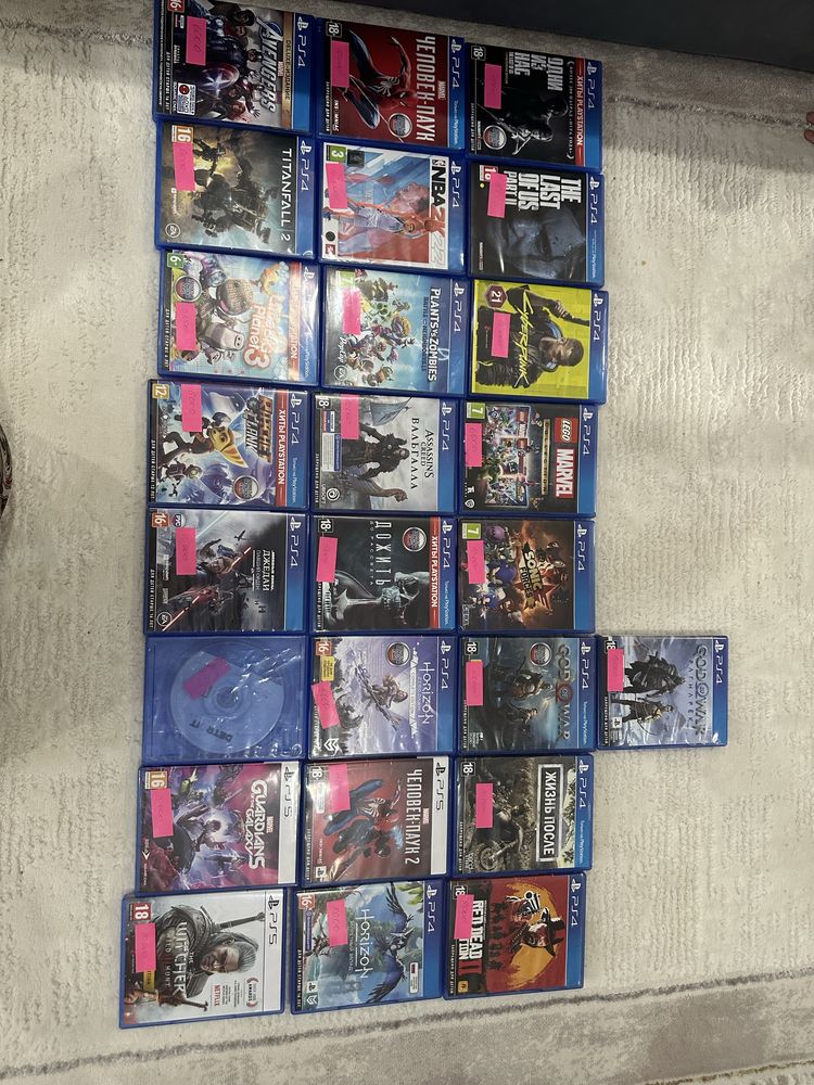 Продам диски на PS 4 и PS5