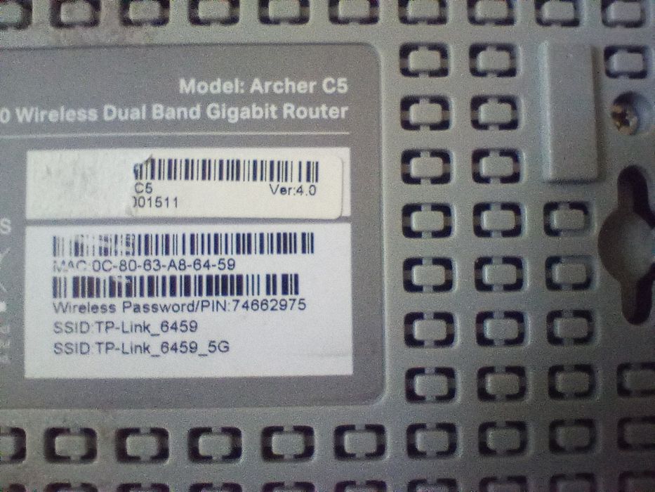 Router tp- link archer C5