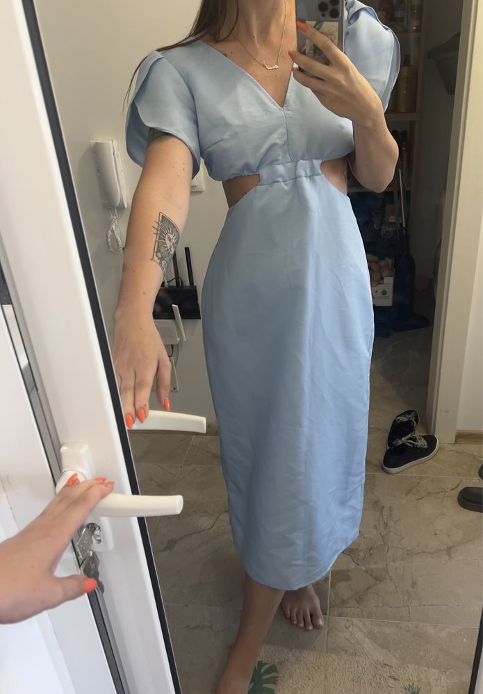 Официална midi dress дамска рокля