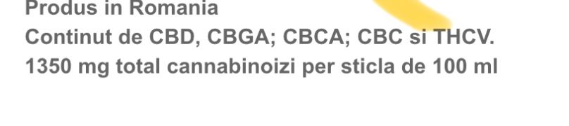 Ulei CBD de la Domnita Maria