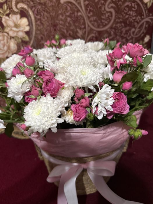 Букет с корзиной