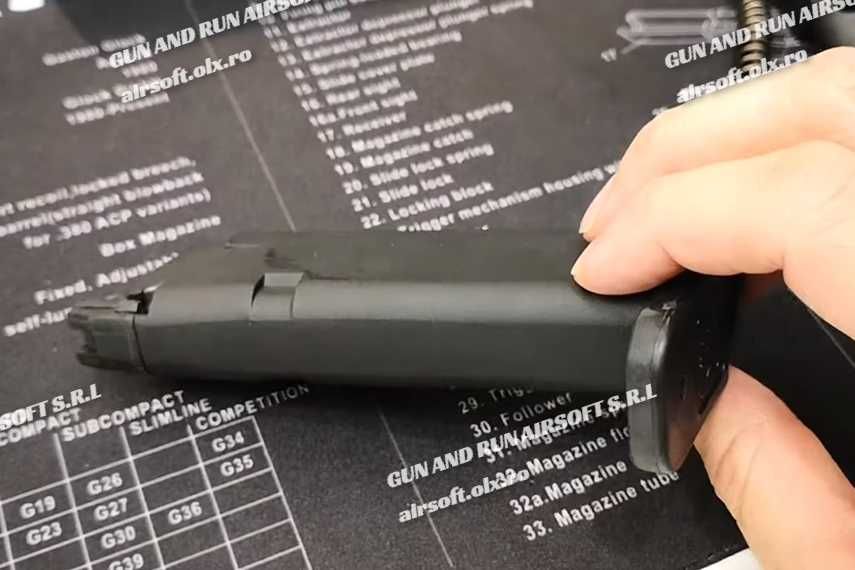 Pistol *Putere Modificata 5J REAL* COLT 1911 (Airsoft GREU FULL METAL)