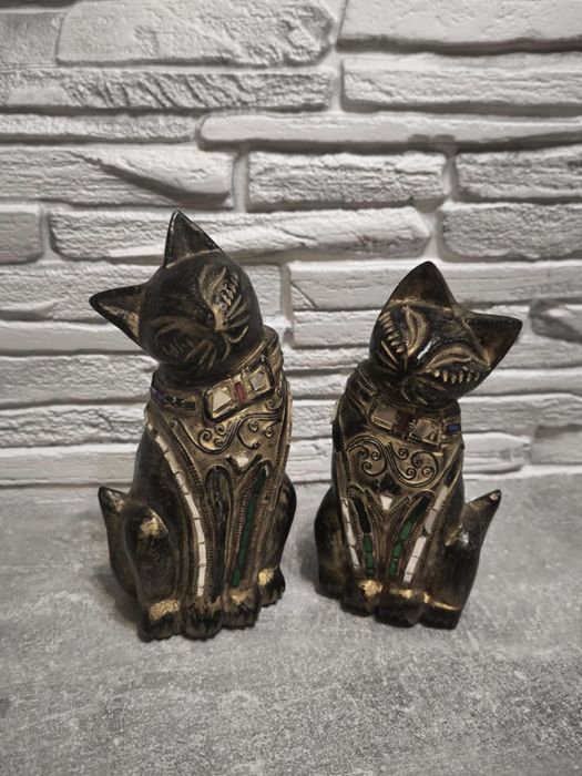 Дървени фигури Котки