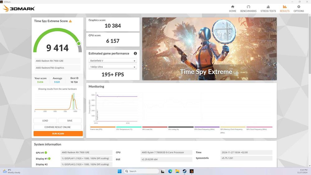 PC ITX Ryzen 7800x3D | Radeon RX 7900 GRE | 32GB DDR5 | 1TB | APA, 11L