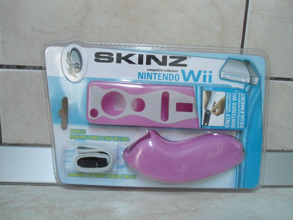 Set curea si husa Silicon pentru maneta si Nunchuck WII